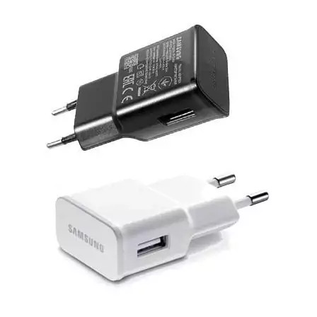 شارژر اصلی 15 وات سامسونگ ( Samsung ) صد در صد اورجینال رنگ سفید یا مشکی (سرجعبه)