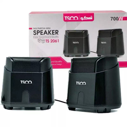 اسپیکر دو تکه کامپیوتر تسکو ( Tsco ) مدل TS2061 ( گارانتی 12 ماهه توسن سیستم شرق )
