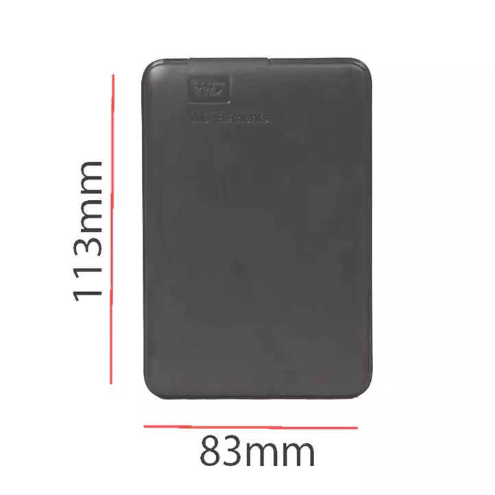 باکس هارد وارداتی (برد سبز ) 2.5 اینچی USB3.0 وسترن دیجیتال (Western Digital) مدل WD Elements