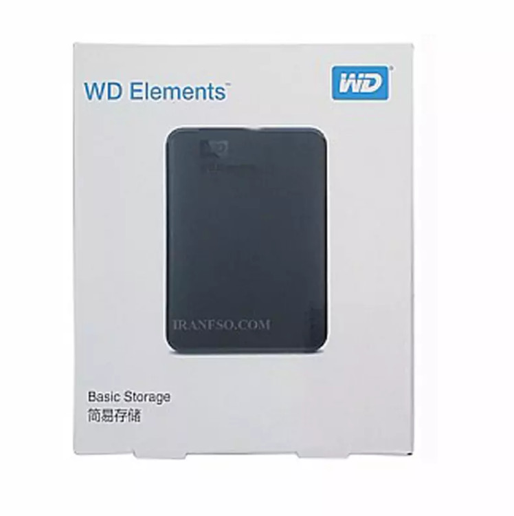 باکس هارد وارداتی (برد سبز ) 2.5 اینچی USB3.0 وسترن دیجیتال (Western Digital) مدل WD Elements