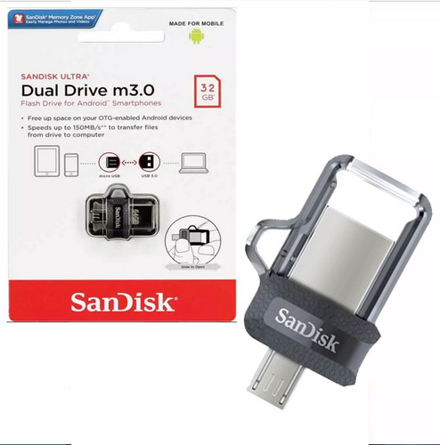 فلش سن دیسک (Sandisk) مدلDual ِِِDrive m3 ظرفیت 32 گیگ