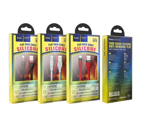 کابل شارژ USB به لایتنینگ هوکو ( hoco ) مدل U72