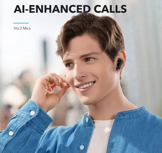 ایرپادز (هدفون بی سیم) انکر مدل R50i رنگ مشکی( 18 ماه گارانتی کرج انکر)