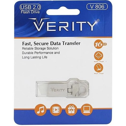 فلش وریتی ( VERITY ) مدل V 806 ظرفیت 16 گیگ