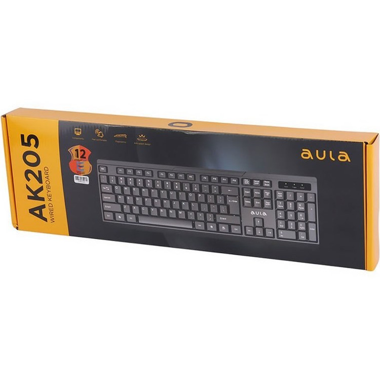 کیبورد سیم دار آئولا (AULA) مدل AK205