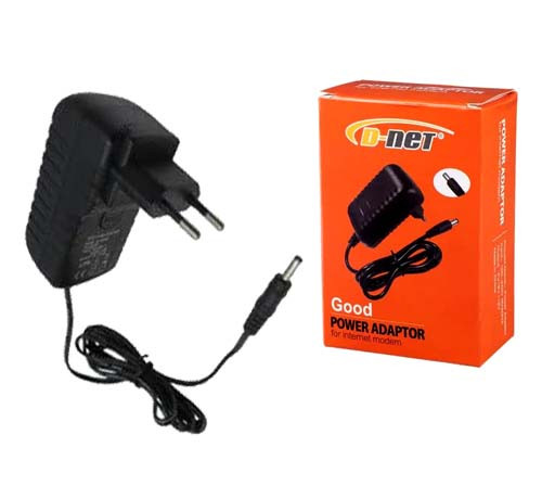 آداپتور مودم دی نت مدل 9ولت 1آمپر ( سر ریز )