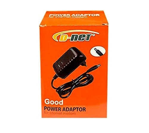 آداپتور مودم دی نت مدل 9ولت 1آمپر ( سر ریز )