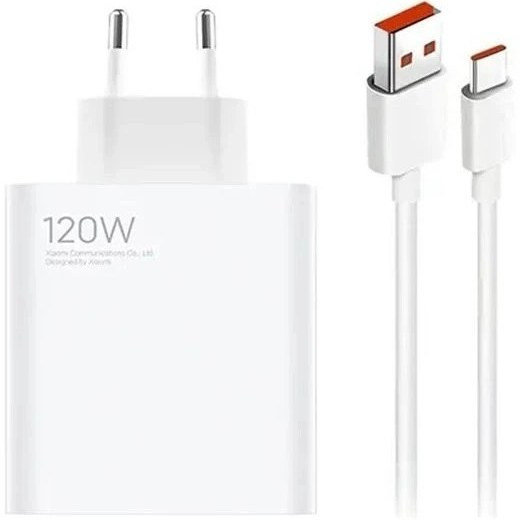 شارژر اورجینال سوپر فست 120 واتی شیائومی( Xiaomi ) به همراه کابل اصلی