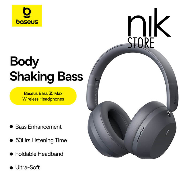 هدفون باسئوس مدل BODY SHAKNG BASS 35 MAX با گارانتی 24 ماهه آونگ هدفون باسئوس مدل BODY SHAKNG BASS 35 MAX با گارانتی 24 ماهه آونگ