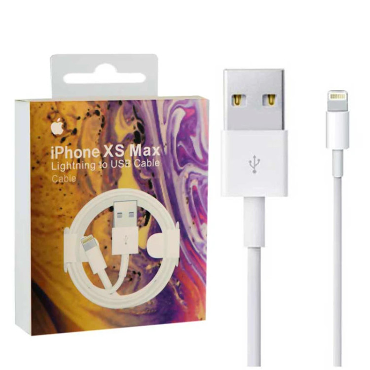کابل شارژر اپل USB به Lightning صدرصد اورجینال طول 1 متر ( گارانتی تضمین اصالت و سلامت فیزیکی )
