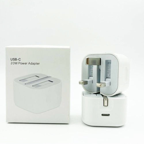 شارژر USB-C اپل ۲۰ وات اپل ( apple ) 3پین اورجینال صد در صد اپل استوری( گارانتی تضمین اصالت و سلامت فیزیکی )