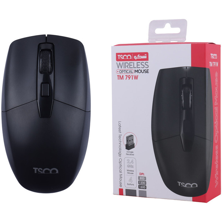 موس بی سیم تسکو (TSCO) مدل TM 791 W (گارانتی 12 ماهه توسن سیستم شرق )