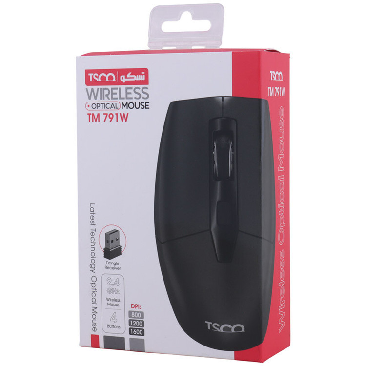 موس بی سیم تسکو (TSCO) مدل TM 791 W (گارانتی 12 ماهه توسن سیستم شرق )