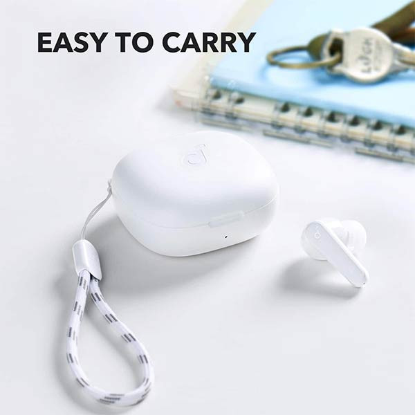 ایرپادز (هدفون بی سیم) انکر مدل P25i رنگ سفید( 18 ماه گارانتی ایران رهجو )