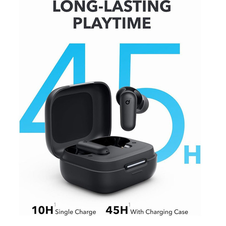 ایرپادز (هدفون بی سیم) انکر مدل R50i NC رنگ مشکی( 18 ماه گارانتی ایستا)