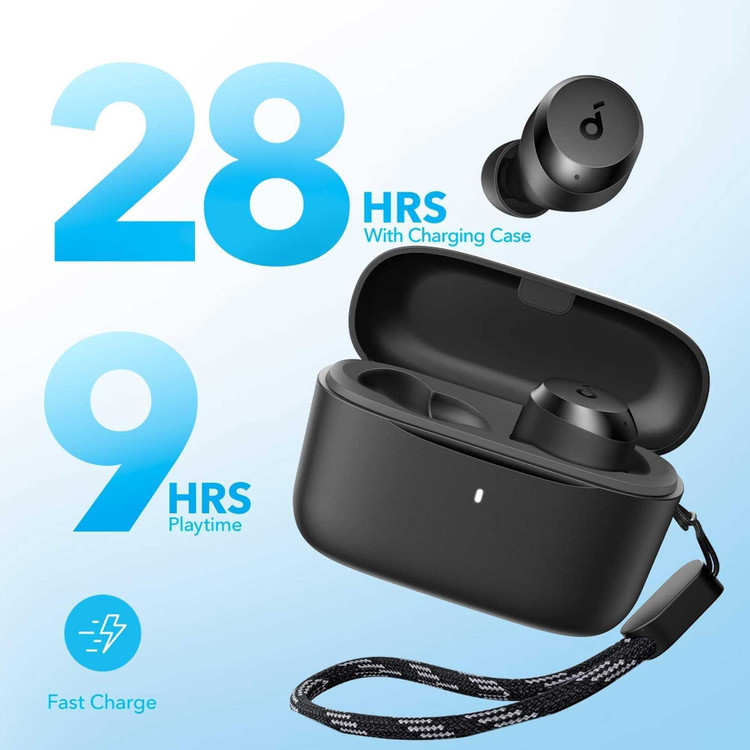 ایرپادز (هدفون بی سیم) انکر مدل A25 i رنگ سفید (گارانتی 18ماهه حافظه طلایی ایستا)