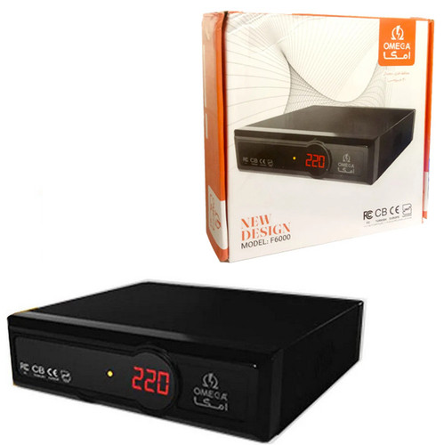 محافظ دیجیتال امگا مدل F6000 با 4 خروجی و کابل 2 متری (2سال گارانتی)