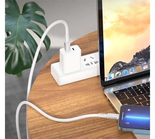کابل شارژر اپل USB به Lightning صدرصد اورجینال طول 1 متر ( گارانتی تضمین اصالت و سلامت فیزیکی )