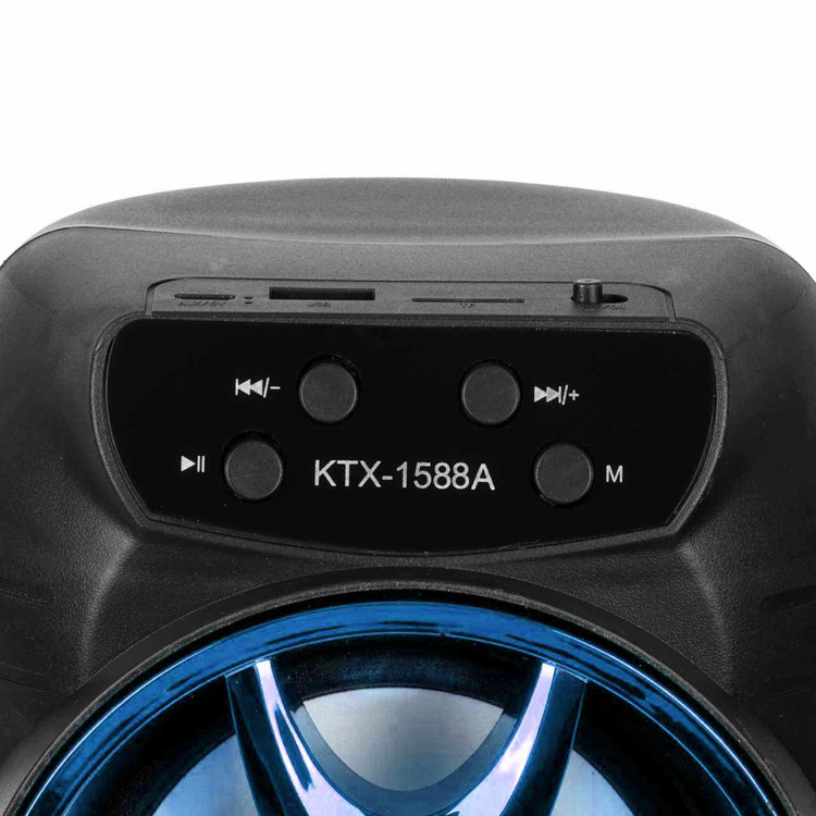 اسپیکر بلوتوثی رم و فلش خور کی تی ایکس ( KTX) مدل 1588A رنگ آبی