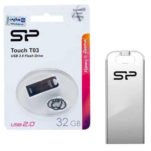 فلش سیلیکون پاور (Silicon Power) مدل Touch T03 ظرفیت 32 گیگ (گارانتی 60 ماهه گارانتی متین)