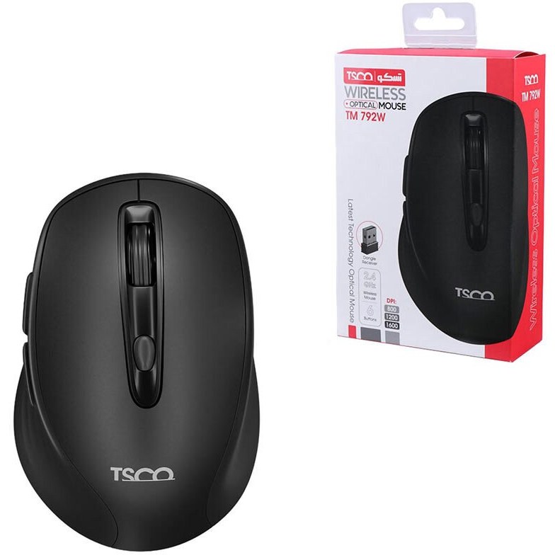 ماوس بی سیم بلوتوثی تسکو (TSCO) مدل TSCO TM 792W (گارانتی 12 ماهه توسن سیستم شرق )