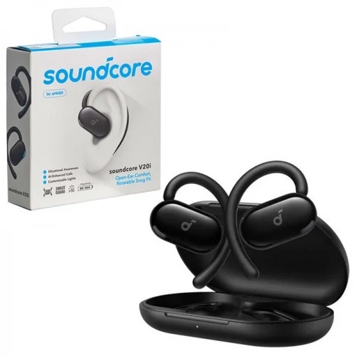 ایرپادز بلوتوث انکر (ANKER)مدل Soundcore V20i رنگ مشکی ( گارانتی 18 ماهه خدمات طلایی ایستا )