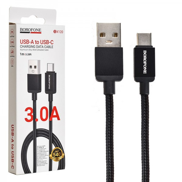 کابل شارژ USB به Type-Cبروفون ( BOROFONE ) مدل BX120 ( گارانتی 12ماه پژواک رایانه فردا )