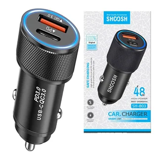 شارژر فندکی شوش 48 وات SHOOSH SH-803